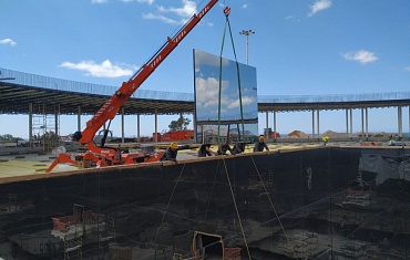 Монтаж с перекрытия